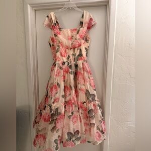 Ivy City Co. floral semi-formal dress